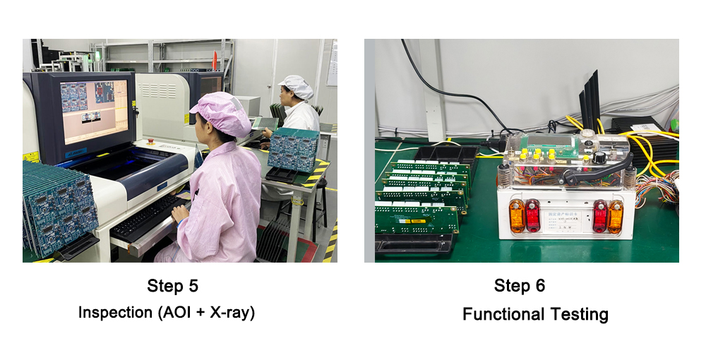 AOI and functional testing PCBA